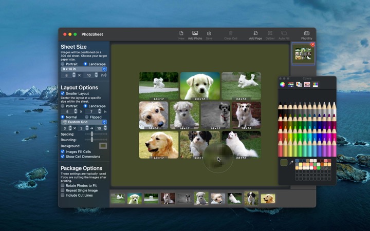 photosheet software photosheet software