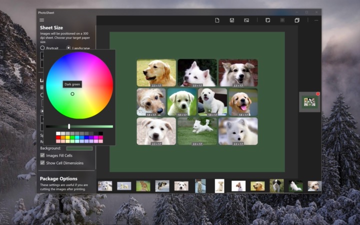 photosheet software photosheet software